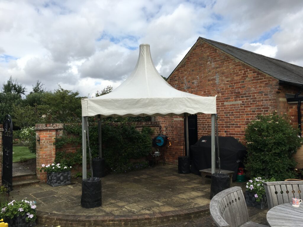 Small Marquee on patio