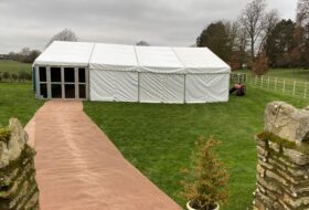 Small Marquee on grass