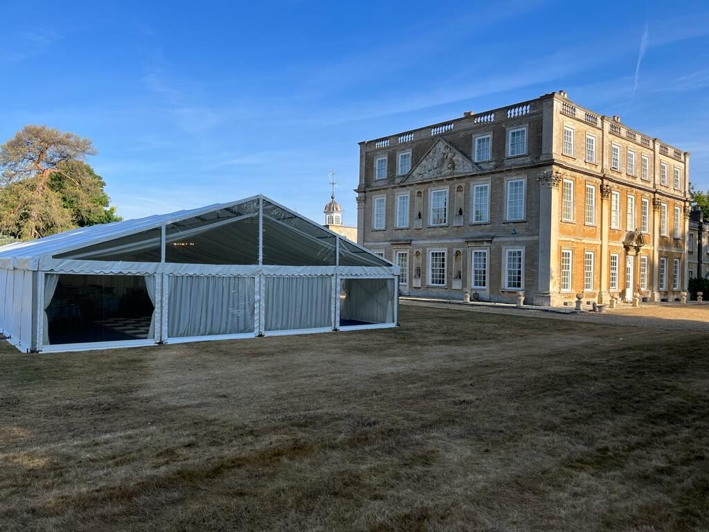 Outside Wedding Marquee