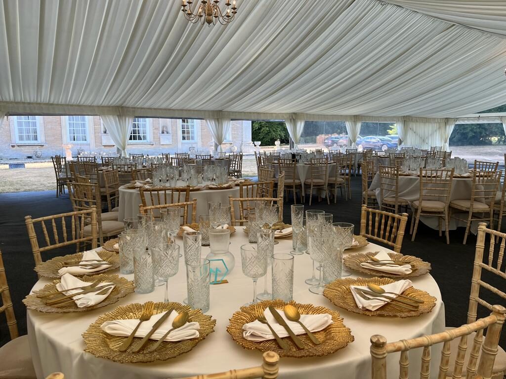 Table Setting Wedding Marquee